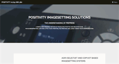 Desktop Screenshot of positivityltd.co.uk